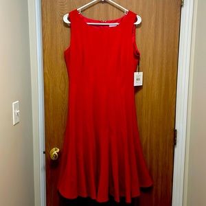Red Calvin Klein Cocktail Dress NEW with tags!